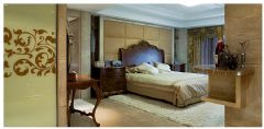 现代欧式风格三居室装饰效果图现代卧室装修图片