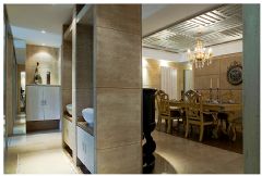 现代欧式风格三居室装饰效果图现代餐厅装修图片
