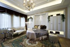 欧式风格复式楼房家装设计效果图欧式卧室装修图片