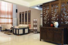 现代中式风格中式客厅装修图片