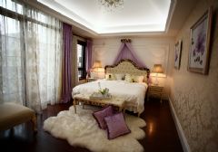 新古典别墅古典卧室装修图片