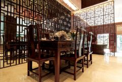 中式风格别墅中式餐厅装修图片