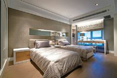 美加橘郡现代风格方案展示现代卧室装修图片