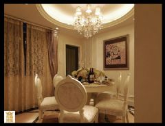 长沙传奇装饰之“北辰三角洲”欧式客厅装修图片