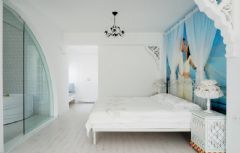 地中海风格复式装修图欧式卧室装修图片