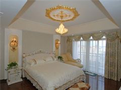 成都尚层装饰别墅装修西式古典风格案例（三）古典卧室装修图片