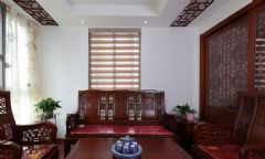 中式风格小户型室内装修图中式客厅装修图片