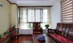 中式风格小户型室内装修图中式客厅装修图片