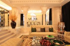 摩洛哥中式奢华混搭别墅中式客厅装修图片