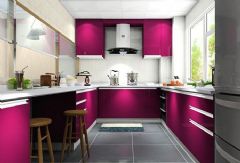 2014开放式厨房精彩设计现代厨房装修图片