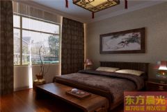 北京别墅设计中式风格中式卧室装修图片
