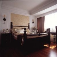 168平美式古典四居温馨家美式卧室装修图片