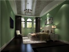 成都尚层装饰别墅装修现代简约风格案例效果图（十五）现代简约卧室装修图片