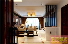 中式别墅设计——典雅大气中式客厅装修图片