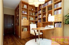 中式别墅设计——典雅大气中式书房装修图片