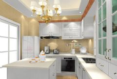 最新厨房空间布局设计现代厨房装修图片