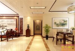 简约新中式别墅设计中式客厅装修图片