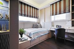 166平后现代奢华公寓现代卧室装修图片