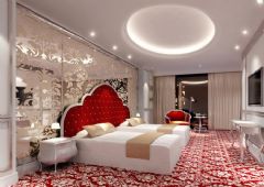 最新地毯与家具搭配设计欧式卧室装修图片