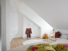 93平北欧清新时尚公寓欧式卧室装修图片