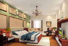 最新现代古典卧室软装设计现代卧室装修图片