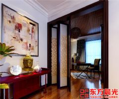 北京中式别墅装修效果图中式玄关装修图片