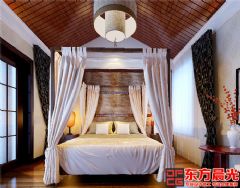北京中式别墅装修效果图中式卧室装修图片