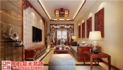 中式家居装修设计中式客厅装修图片