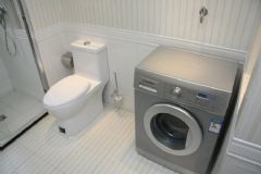 最新创意洗衣机设计现代卫生间装修图片