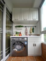 最新创意洗衣机设计现代厨房装修图片