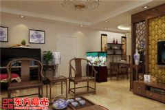 北京中式风格别墅装修设计朴实无华中式客厅装修图片