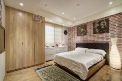 135平中式温馨雅居中式卧室装修图片