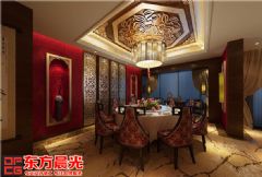 华丽喜庆中式风格北京酒店装修