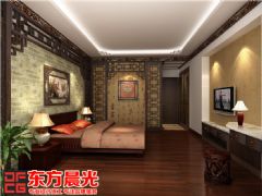中式别墅装修设计之婉约风雅中式卧室装修图片
