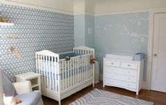 婴儿房搭配设计简约风格儿童房装修图片