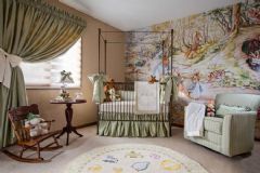 婴儿房搭配设计简约风格儿童房装修图片