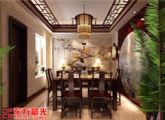 中式风格别墅室内装修效果图中式餐厅装修图片
