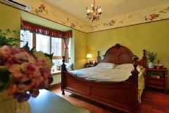 93平地中海浪漫婚房地中海风格卧室装修图片