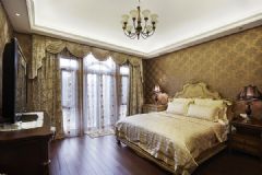 260平美式奢华婚房美式卧室装修图片