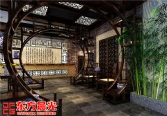 静谧清幽的古典中式茶馆设计装修茶馆装修图片