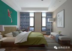 书香之家的极简现代住宅简约卧室装修图片