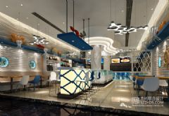 深海淘客连锁海鲜超市设计广州店餐馆装修图片