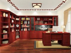 大气书房创意设计简约书房装修图片