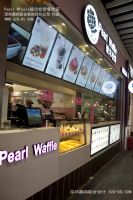 深圳Pearl Waffle下午茶休闲餐厅设计东门店实景餐馆装修图片
