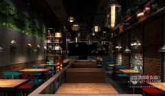 深圳烤鱼餐厅设计 有米烤鱼京基百纳店餐馆装修图片