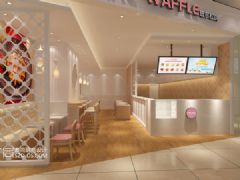 佛山Pearl Waffle连锁餐厅设计餐馆装修图片