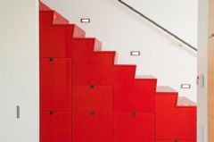 最新楼梯间创意收纳设计现代书房装修图片