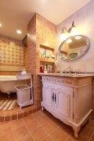 83平中式风格温馨雅居中式卫生间装修图片
