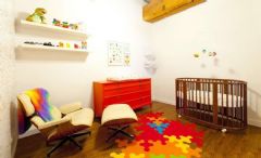 2015美美婴儿房温馨设计现代儿童房装修图片