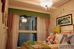 温馨暖色现代家居现代卧室装修图片